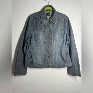 VINTAGE ESSINTIEL ORIGINAL DENIM JACKET 1970s DEADSTOCK  SIZE 44 EU/ L US